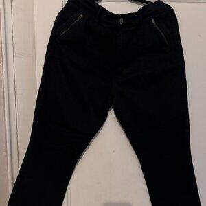 Ellie High Rise Skinny Zipper Pocket Pant - STS Blue